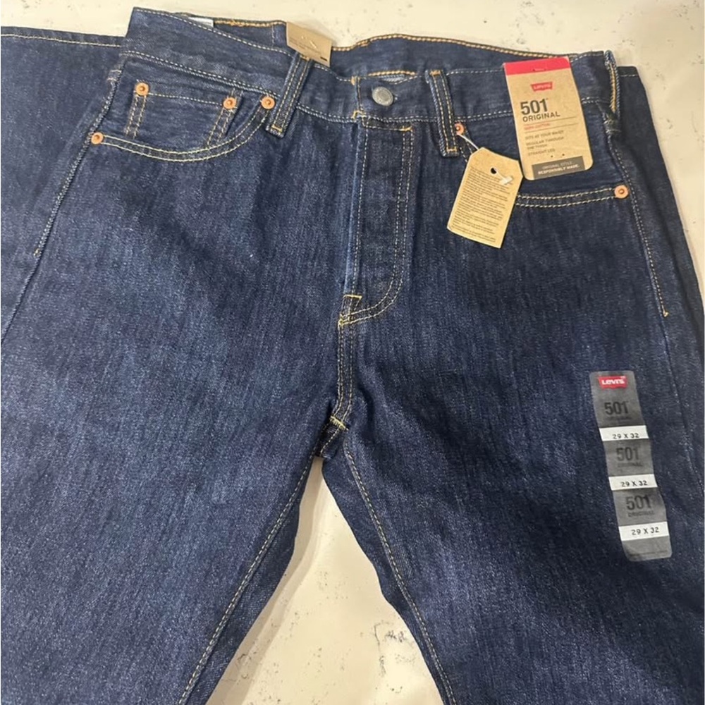 Levi's Blue Straight Jeans Classic Style